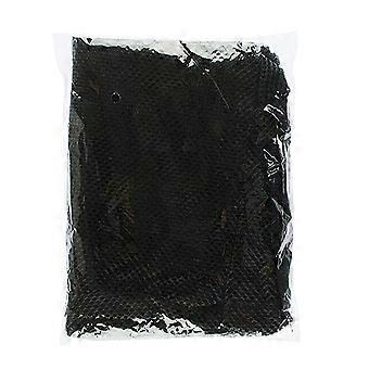 Sports Ball Mesh Bag Drawstring for Storage Durable Black Polyester