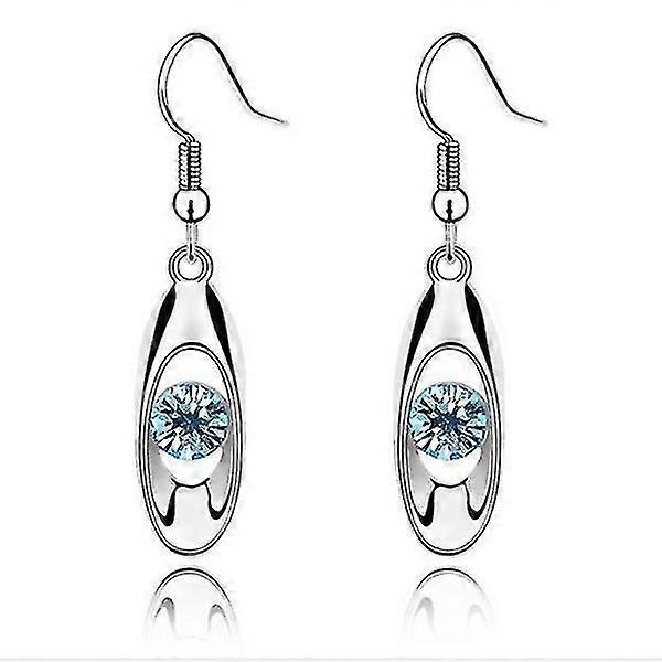 Water Drop Crystal Dangle Earring 040.