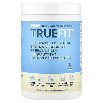 RSP Nutrition, TrueFit®, Eiwitdrankmix van grasgevoerd rundvlees, Vanille, 1,85 lbs (840 g)