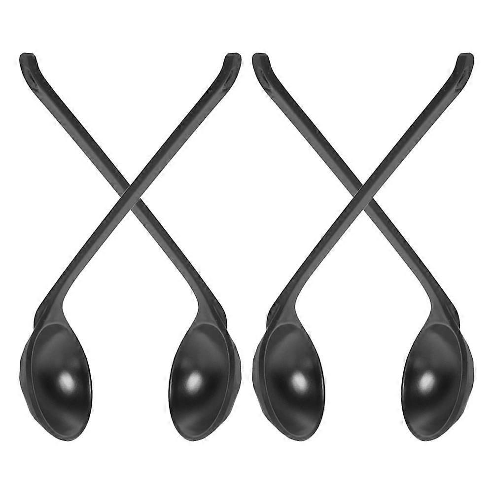 Spoon Long Handled Kitchen Spoon for Serving Soup 4Pcs Plastic Ladles