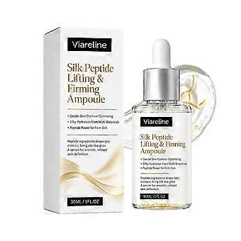 Silk Peptide Lifting & Firming Ampoule, Gentle Facial Serum, Smooth Rough Skin & Brighten Complexion 30ml Silk Peptide Face Serum-C