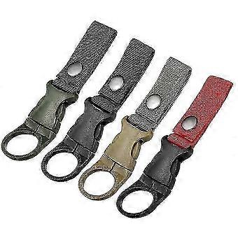 Water Bottle Belt Clip, Portable Hanging Buckle Holder, Webbing Plastic Hook, Fits 5cm Belts, for Backpacks and Outdoor Activities