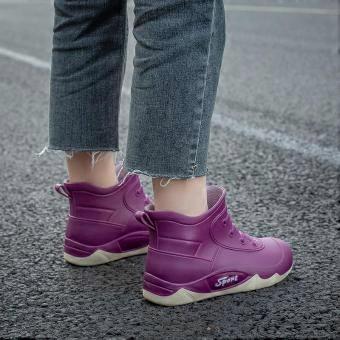 Wasserdichte Kurzstiefel für Damen, rutschfeste Ledersneakers, bequeme Freizeit-Schuhe.