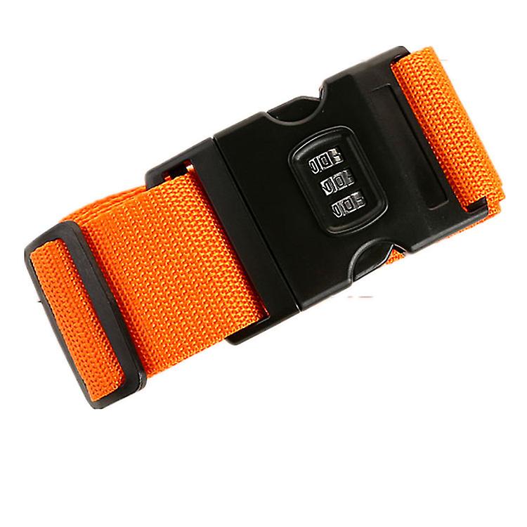 Elastic Luggage Strap With Security Lock