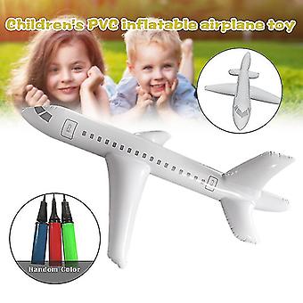 Super cool opblaasbaar speelgoed vliegtuig grote opblaasbare vliegtuig vliegtuig model voor kinderen (1 stuks, wit)