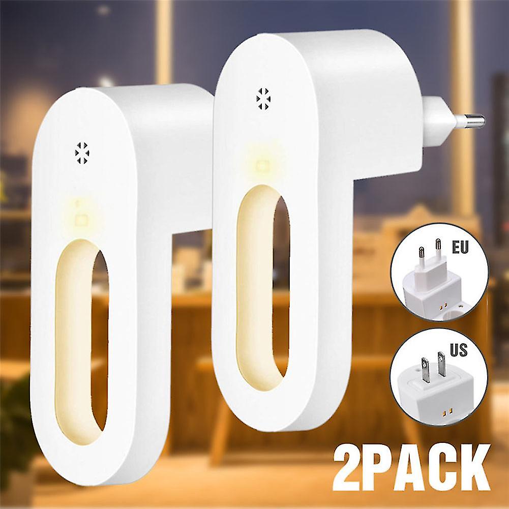 Dusk To Dawn Automatic Led Night Lights Wall Plug In Light Us Plug