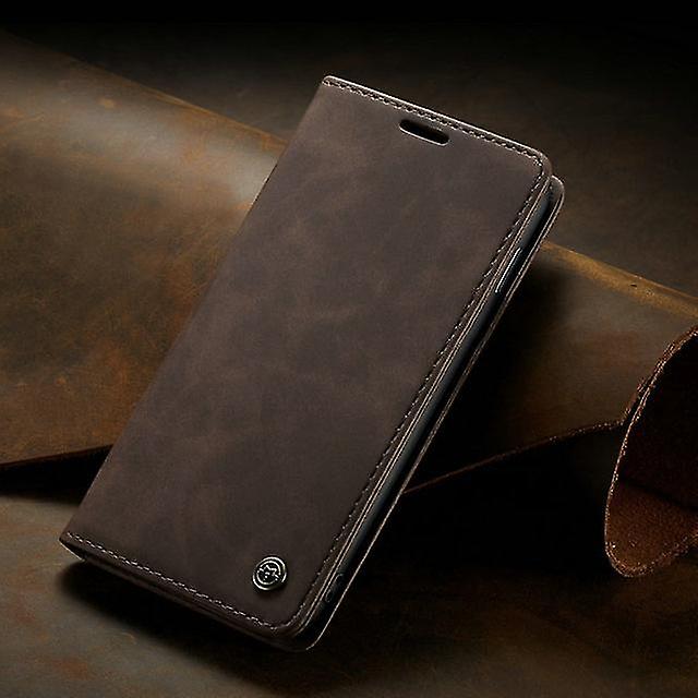 Leather Wallet Case Compatible Samsung Galaxy S22 Ultra S22+ S22 Magnetic Retro Flip With Card Holder