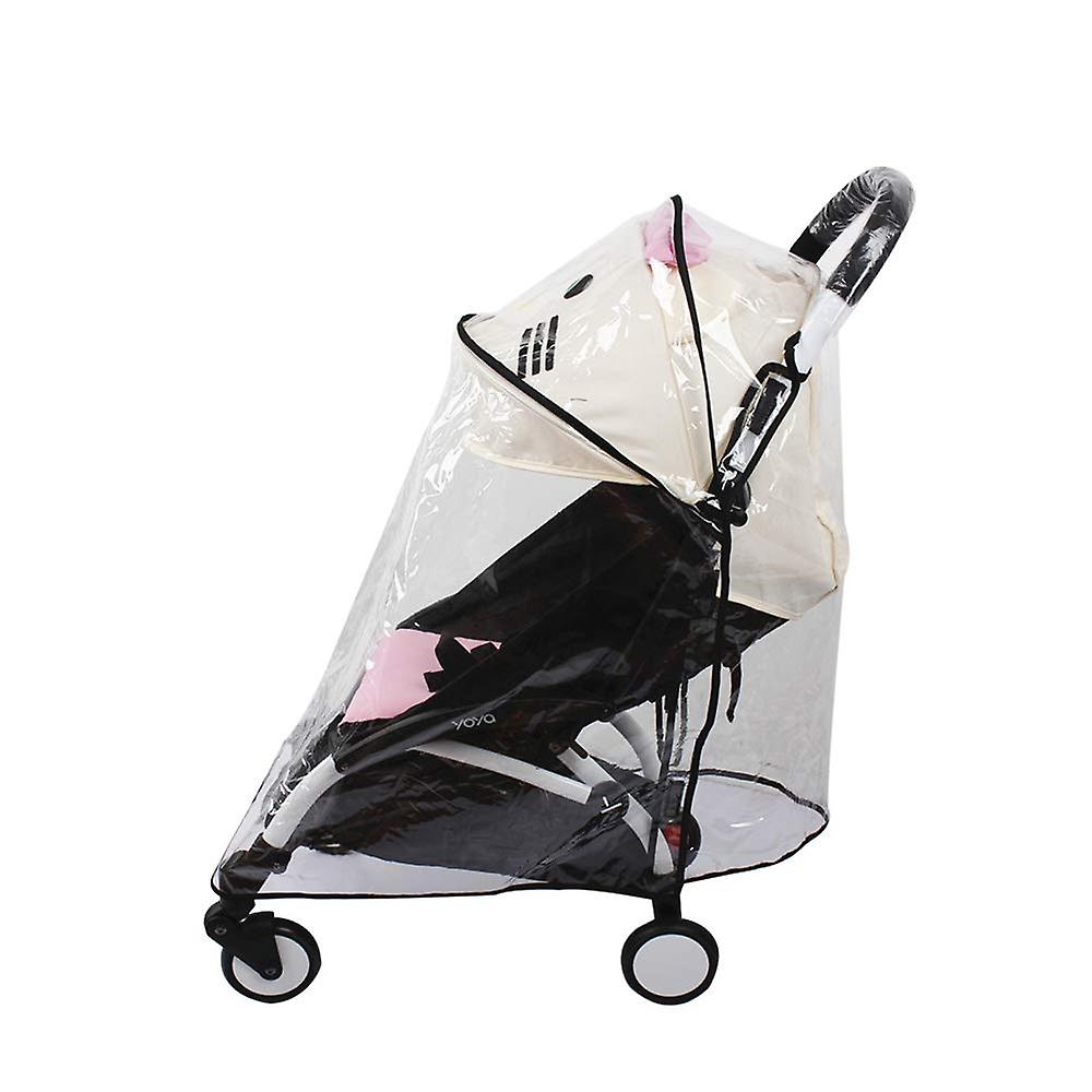 Baby Stroller Accessories Rain Cover For Pram Windproof Waterproof Raincoat (large)