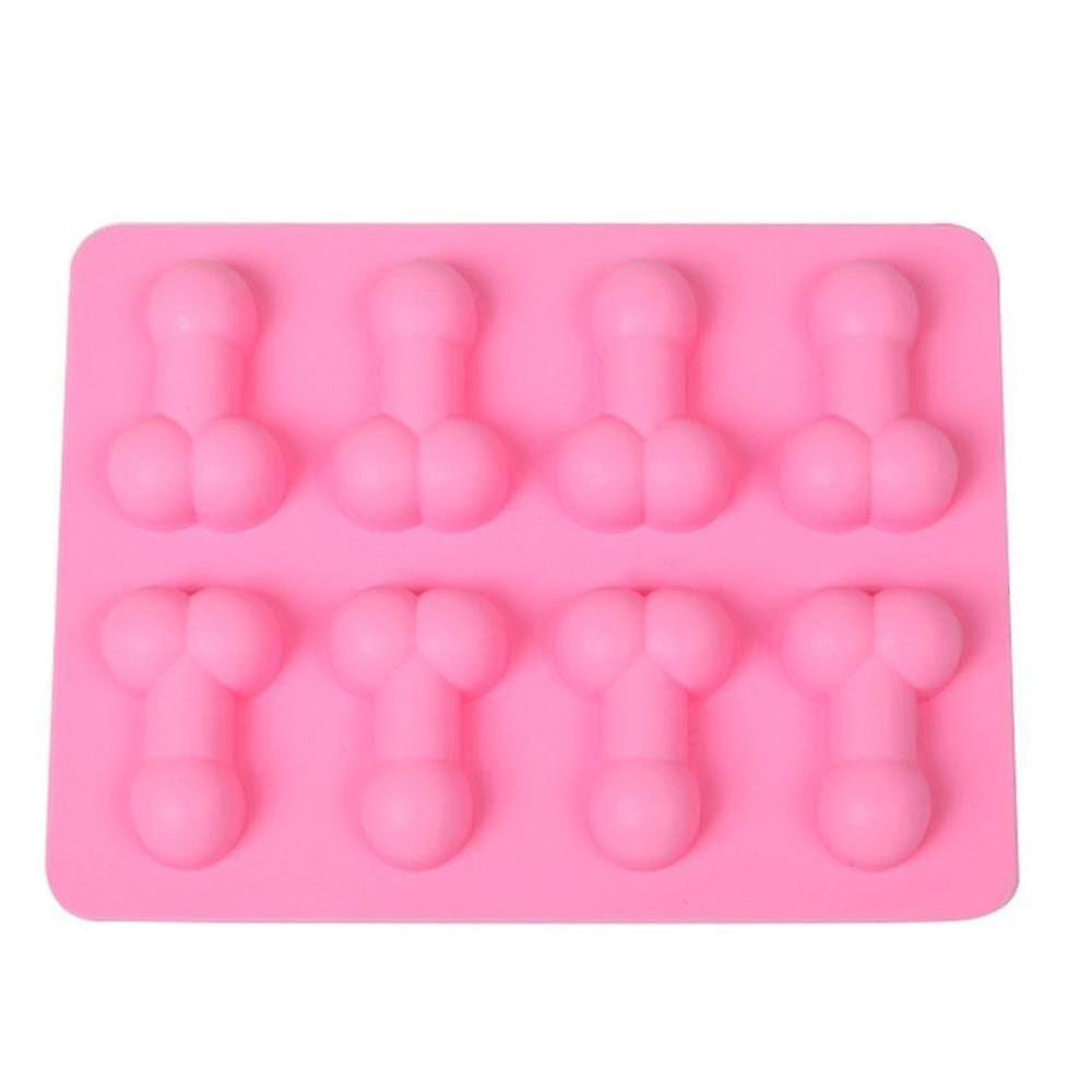 Grappig gevormde siliconen mal, doe-het-zelf, chocolade, snoep, zeep, ijsblokjesvorm