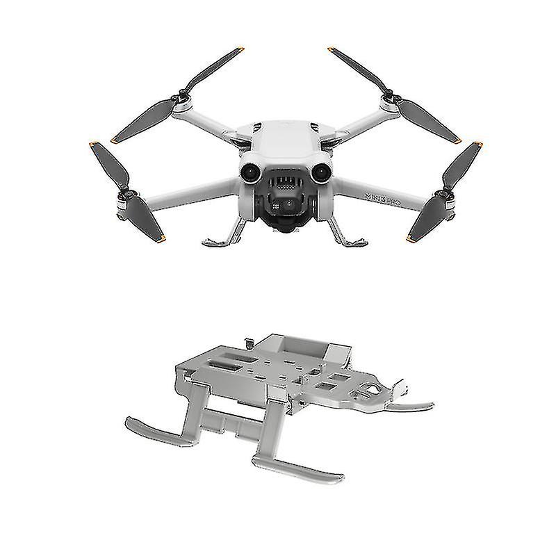 Led Light Landing Gear For Dji Mini 3 Pro Heightening Tripod Anti-fall Buffer Training Frame