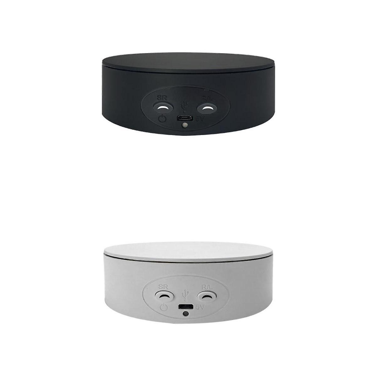 2pcs Electric Rotating Display USB Charging Turntable for Show Stand