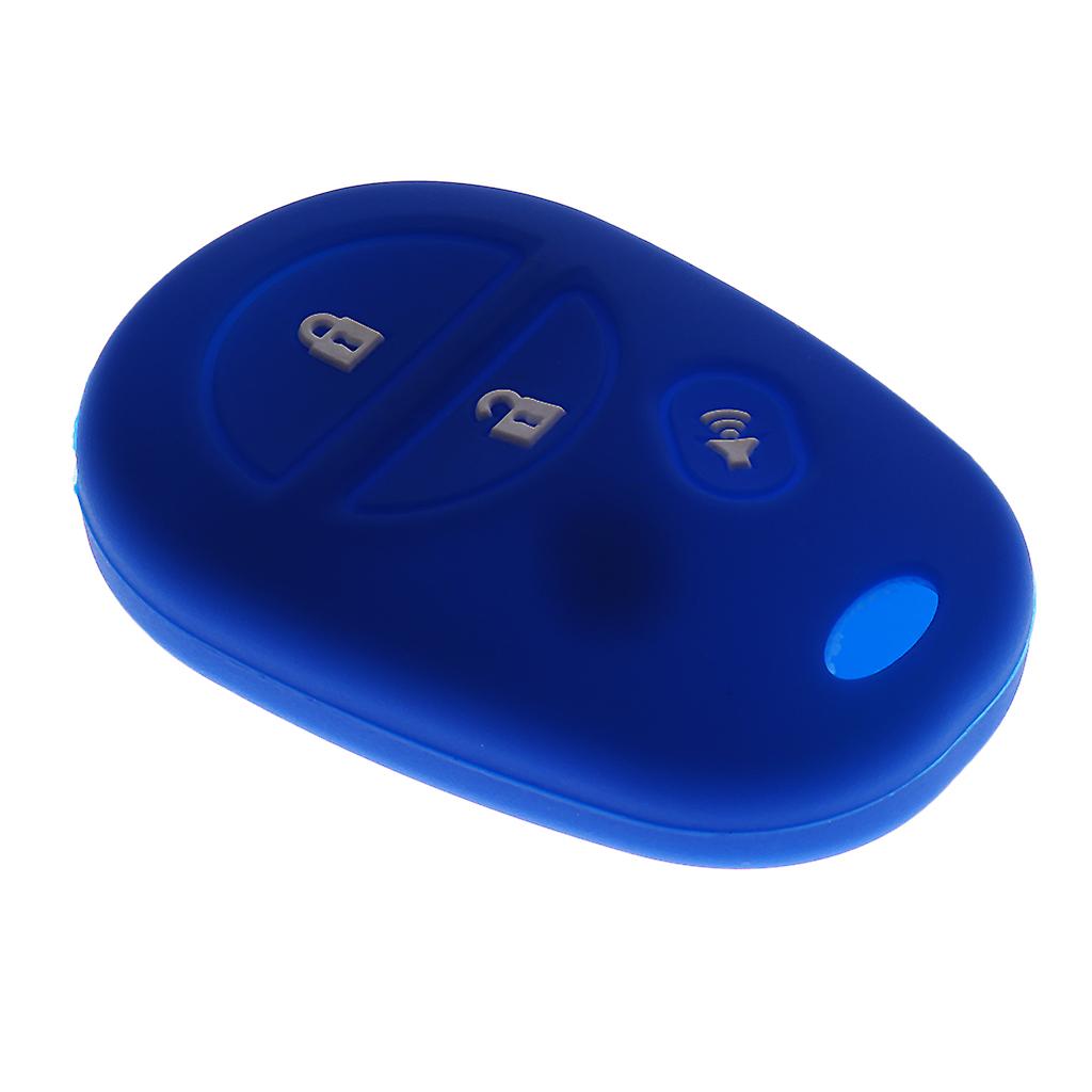 Silicone Car Key Shell Cover for    Sienna Tundra Sequoia Deep Blue