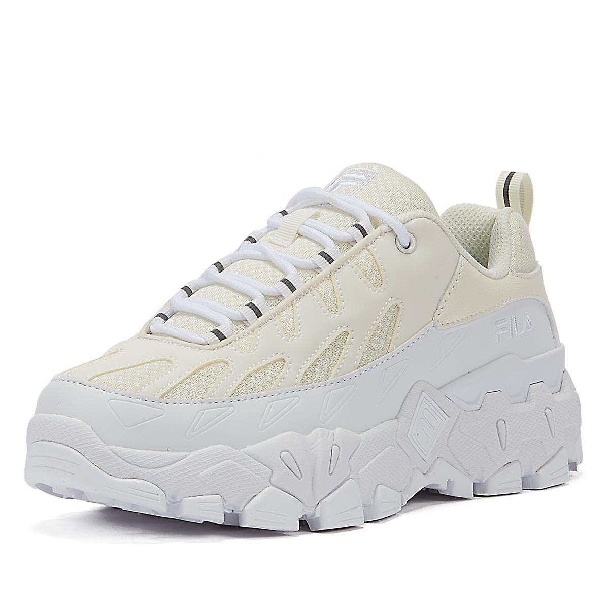 Fila Raid Womens White/Ecru Trainers