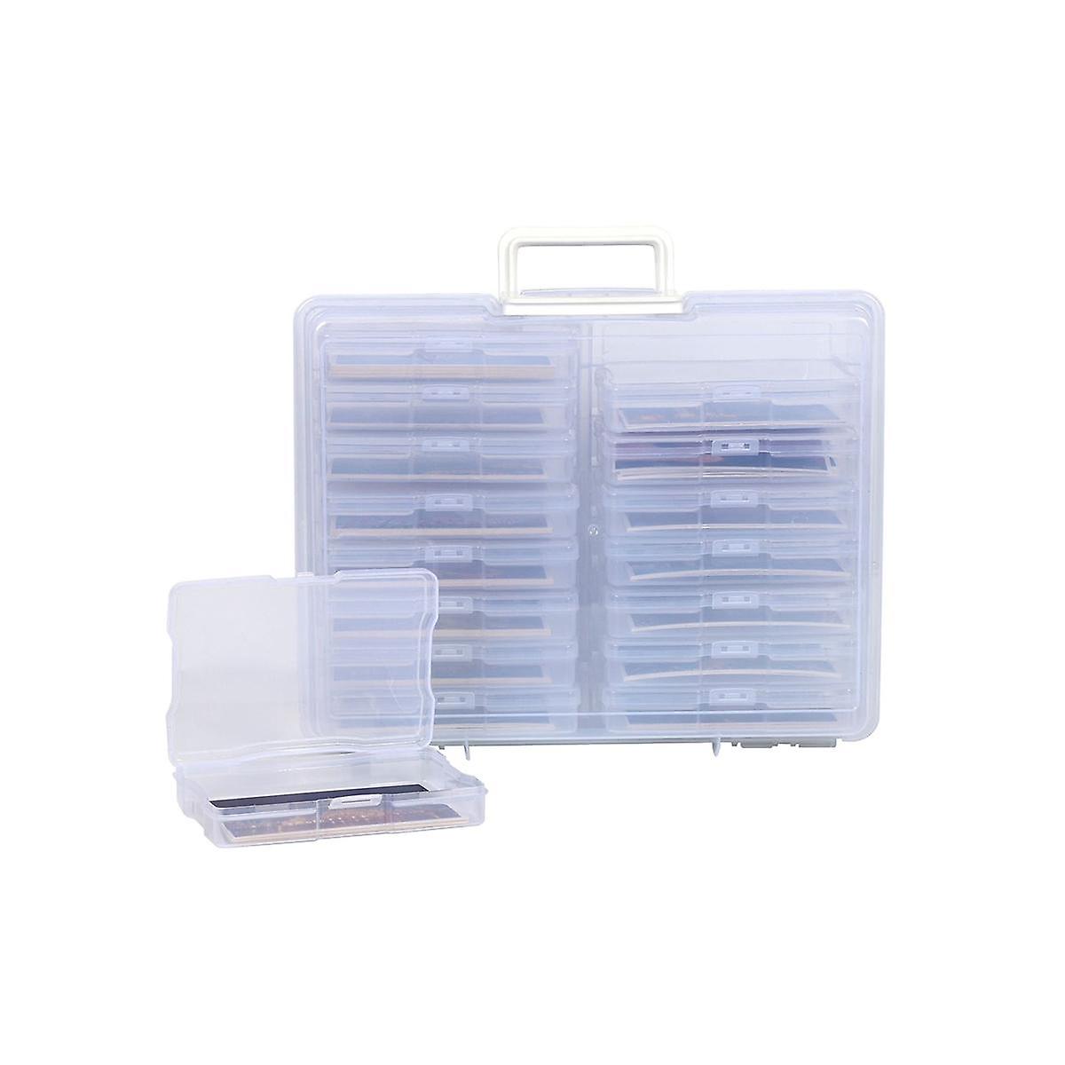 Photo Case 4 X 6Inch Photo Storage Case 16 Inner Photo Organizer Boxes Transparent Craft Photo Stor