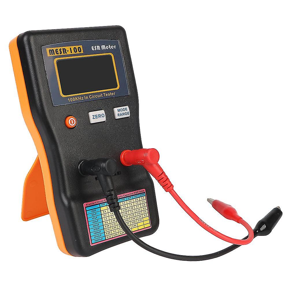 Diagnostic-tool Capacitor Tester Capacitance Ohm Meter Mesr-100 Capacitance Resistance Circuit Tester Professional Measuring