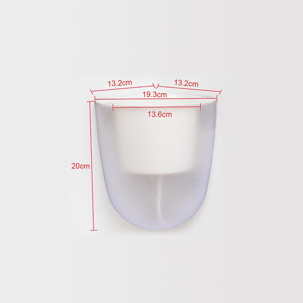 ركن مثبت على الحائط Flowerpot ذاتي الري وعاء زهور وعاء نبات بلاستيكي