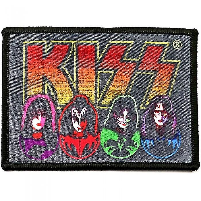 Kiss Logo, visages et icônes Fer sur patch
