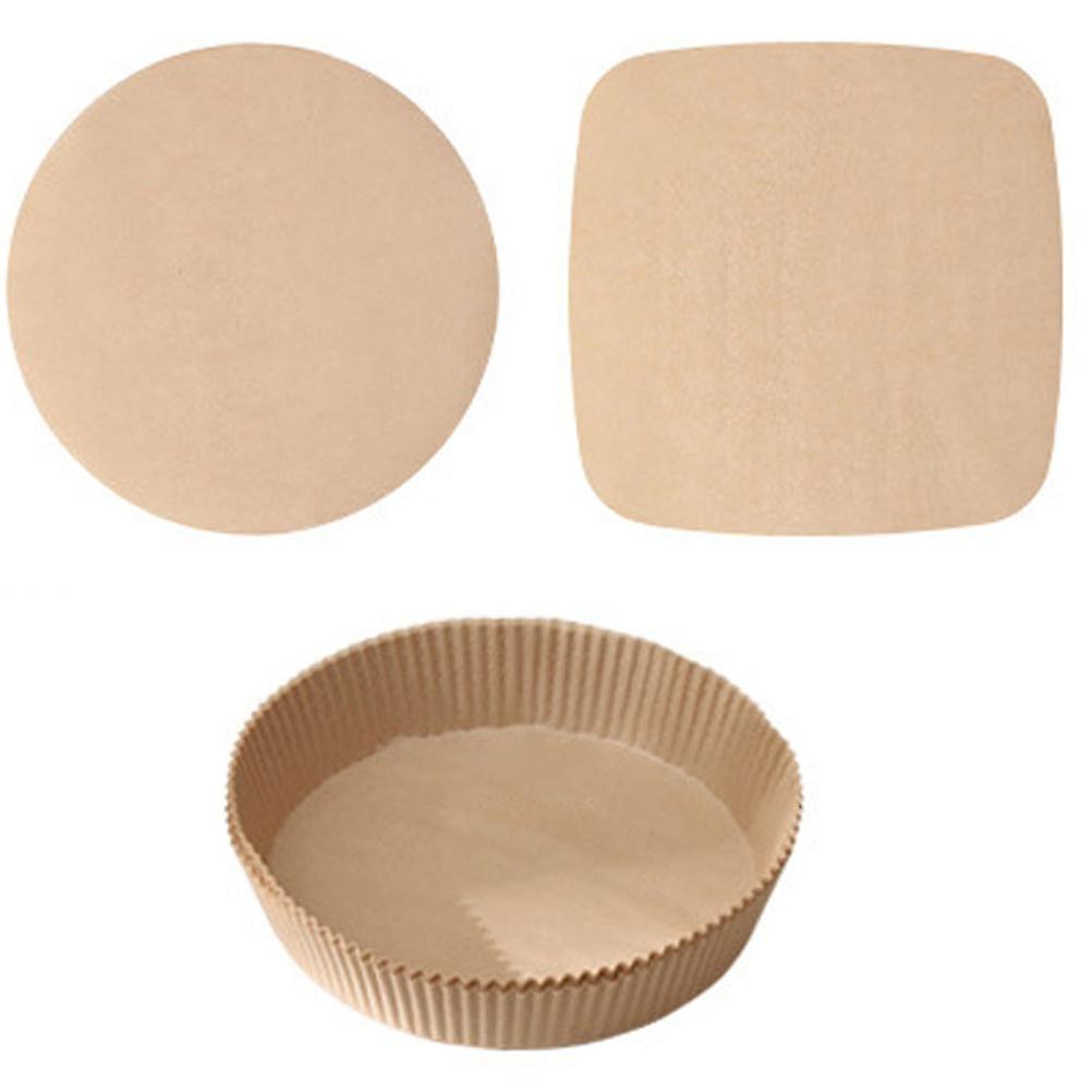 130 Pack Oil Resistant Silicone Paper Baking Mats for Air Fryer