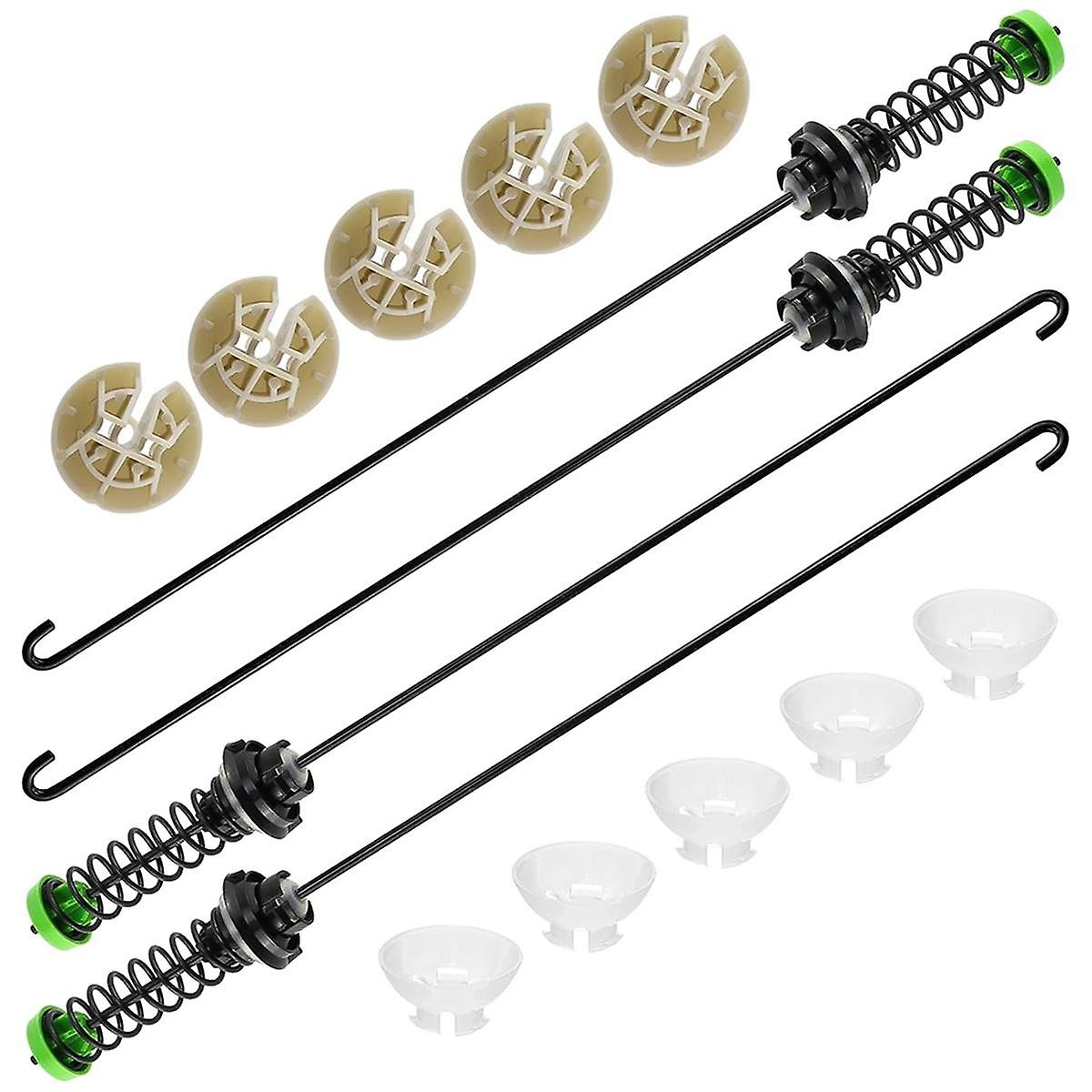 W11130362 Kit asta di sospensione della rondella da 4 pezzi, per lavatrici-Fit 11022352510, WTW5000DW2, MVWC565FW Come mostrato