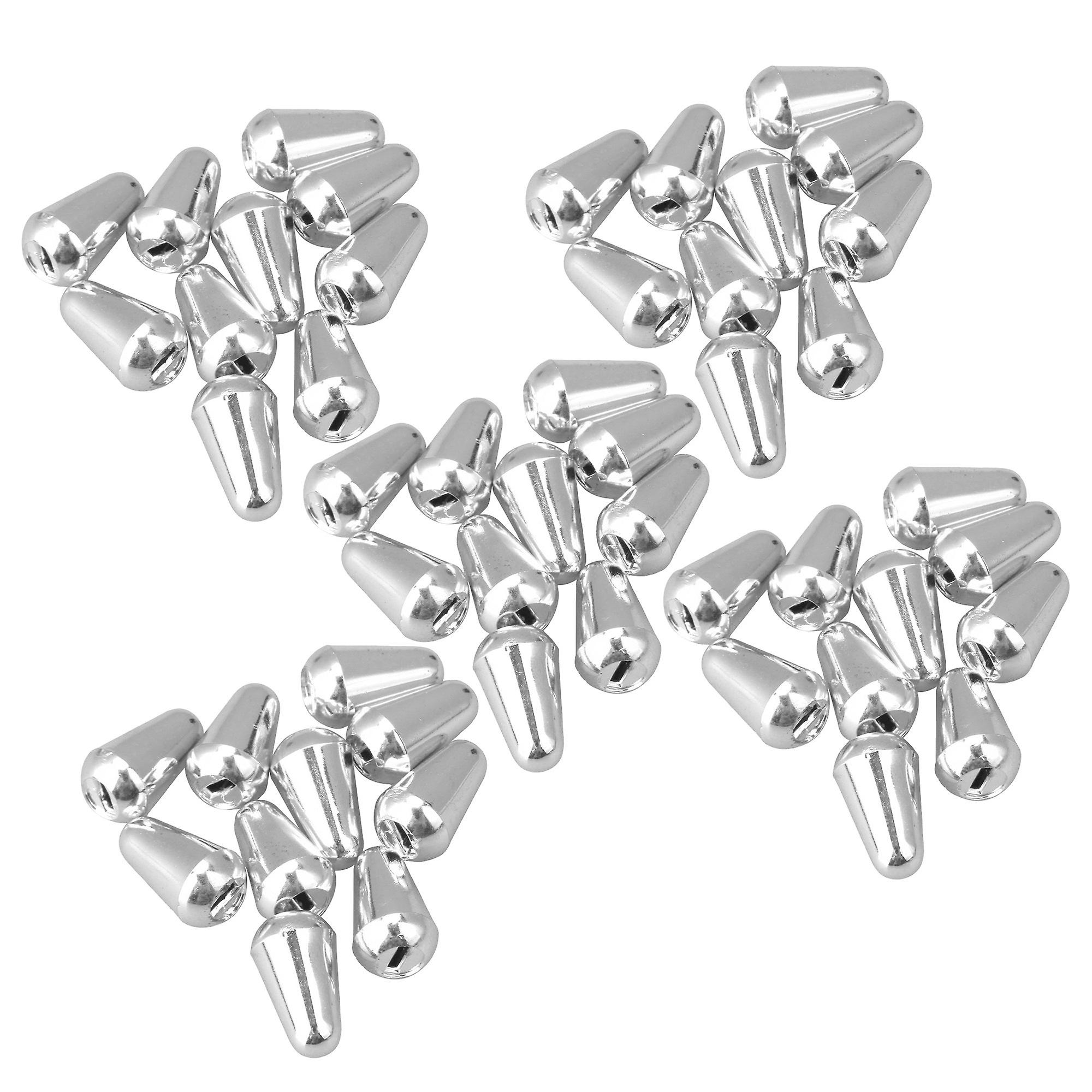 Electric Guitar Plastic Slot Type Switch Tips Cap 5 Way Chrome 50pcs