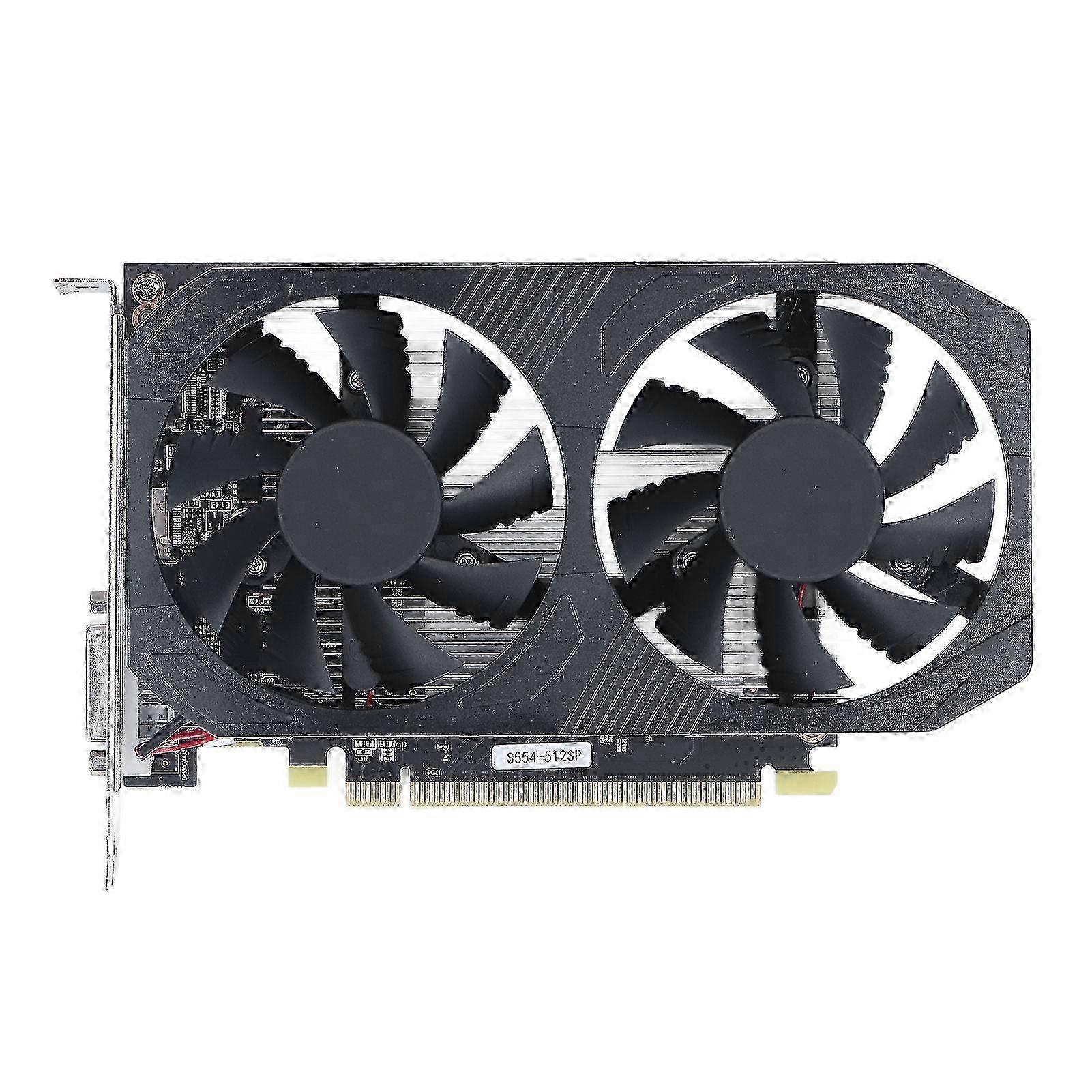 RX550 Graphics Card GDDR5 128BIT 4G Dual Fan 4K HDR Technology Desktop Computer Graphics Card for Home Office Gaming
