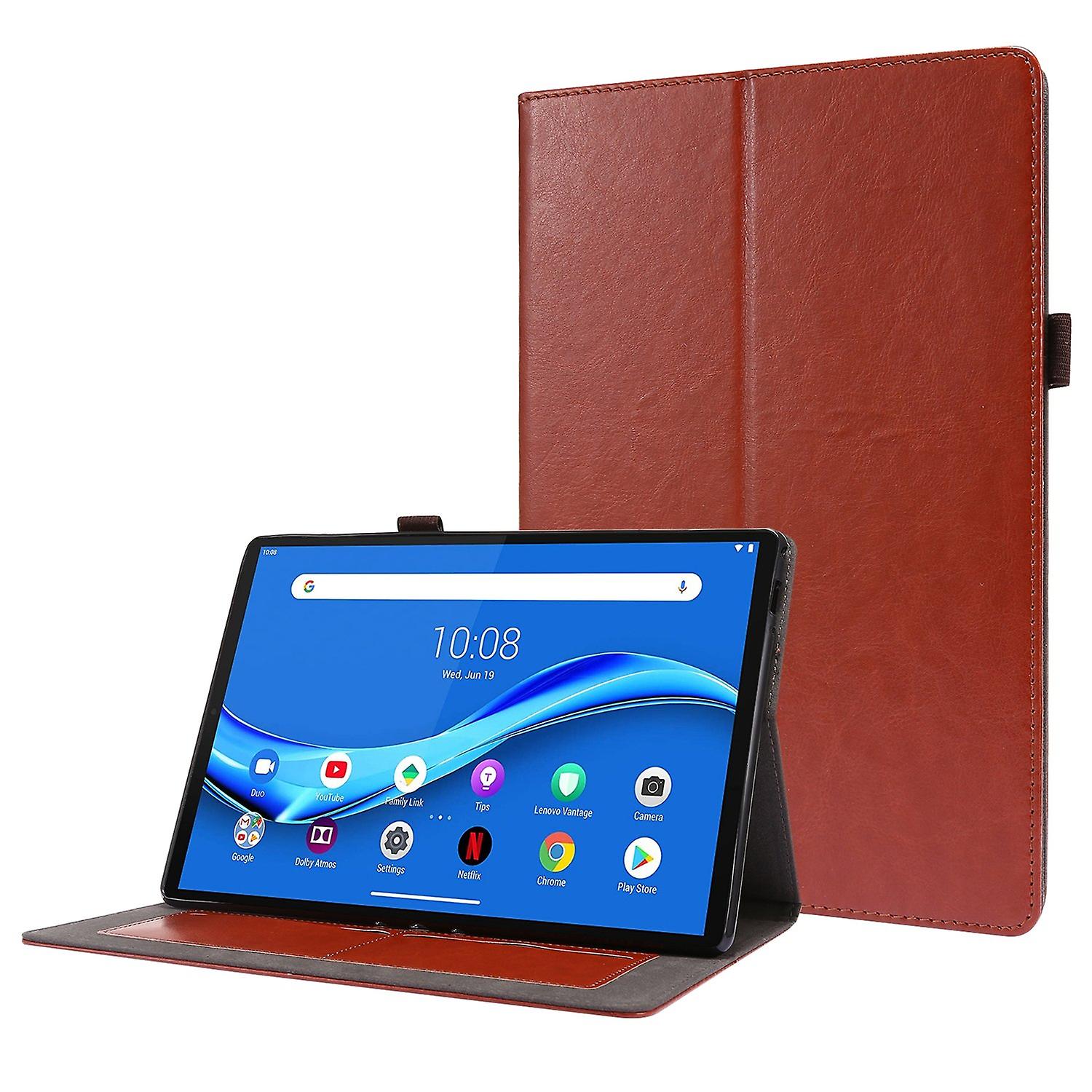 For  Lenovo Tab M10 10.1 2-Folding PU Leather Case