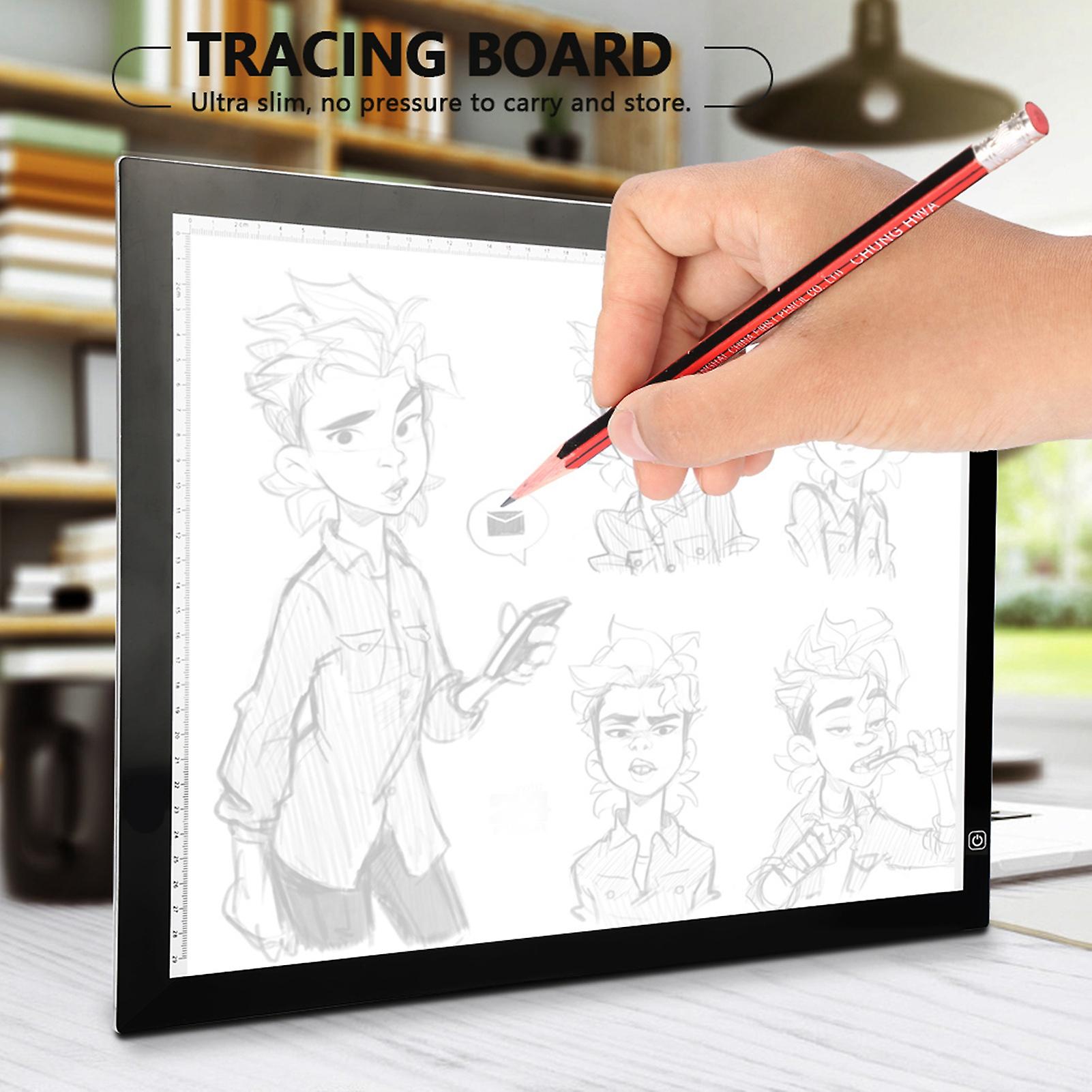 USB A3 LED Light Box Graphics Tablet, Touchpad, Animation, Pencil Sketching