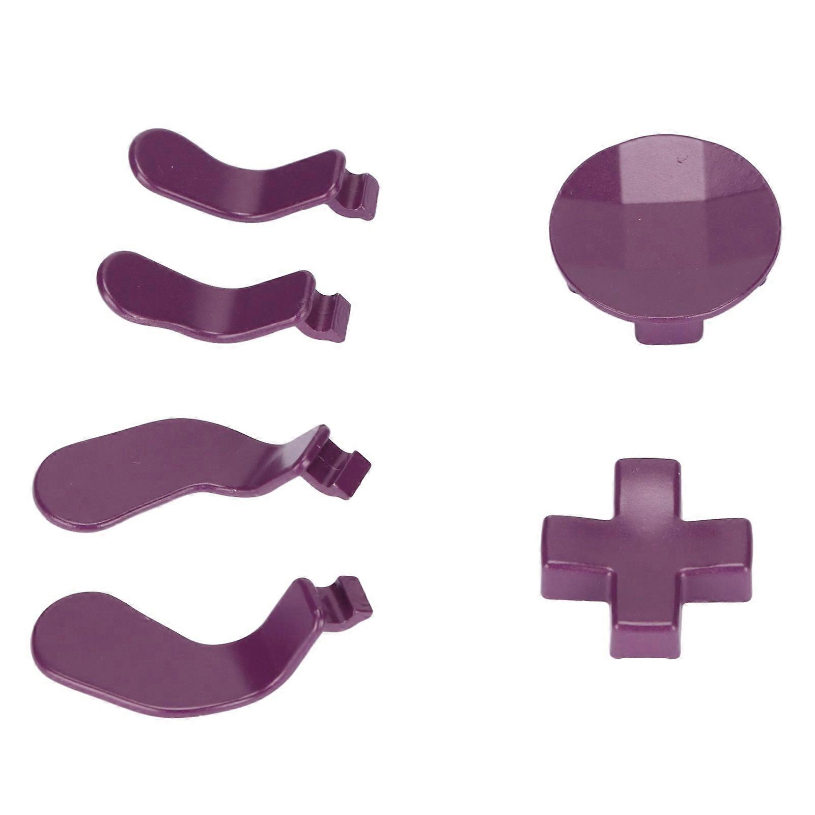 Manettes de remplacement en acier inoxydable pour manette Xbox One Elite Series 2 (violet)