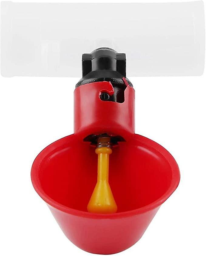 5st Fjäderfä Vatten Drickskoppar Fågelmatare Plast Automatisk Boskap Waterer Chicken Hen Coop Po