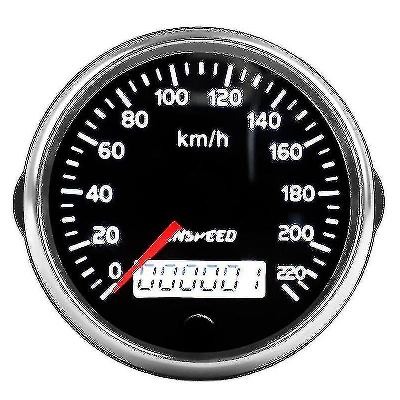 Ταχύμετρο ΠΣΤ Cnspeed 12v/24v 85mm 220km/h για τη μοτοσικλέτα αυτοκινήτων