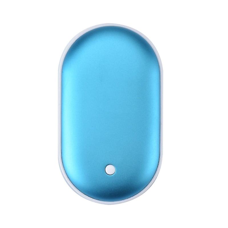 Portable Mini Hand Warmer 2 In 1 Usb Rechargeable Cobblestone Pocket Mobile Power Bank Reusable Electric Winter Heater