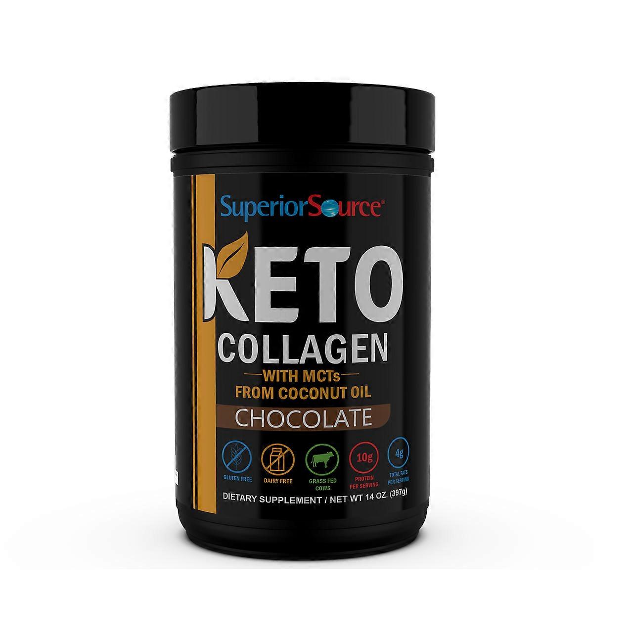 Superior Source Keto Collagen With Mct's 14 Oz