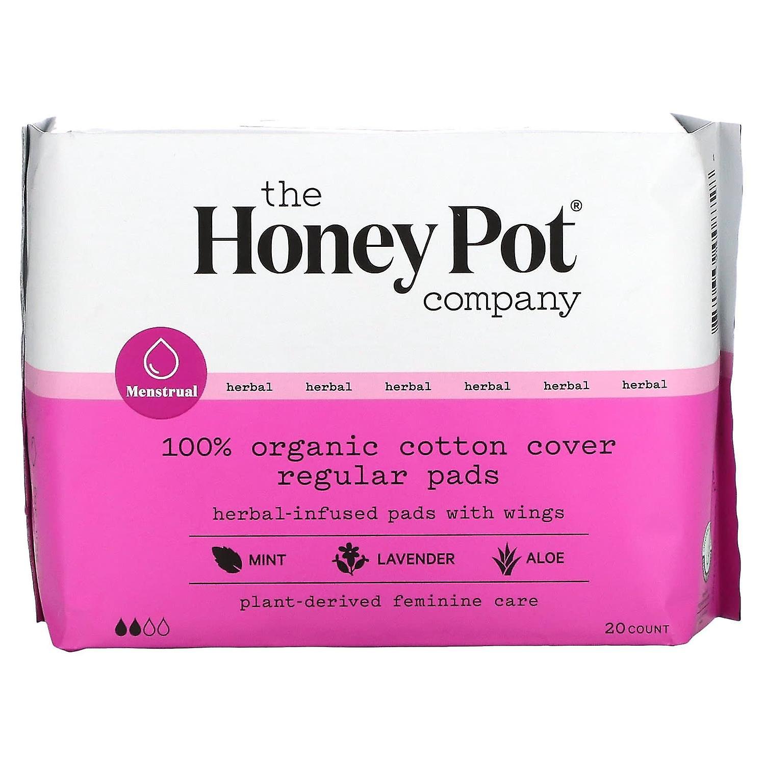 The Honey Pot Company, 有机普通草本护翅片,20 片