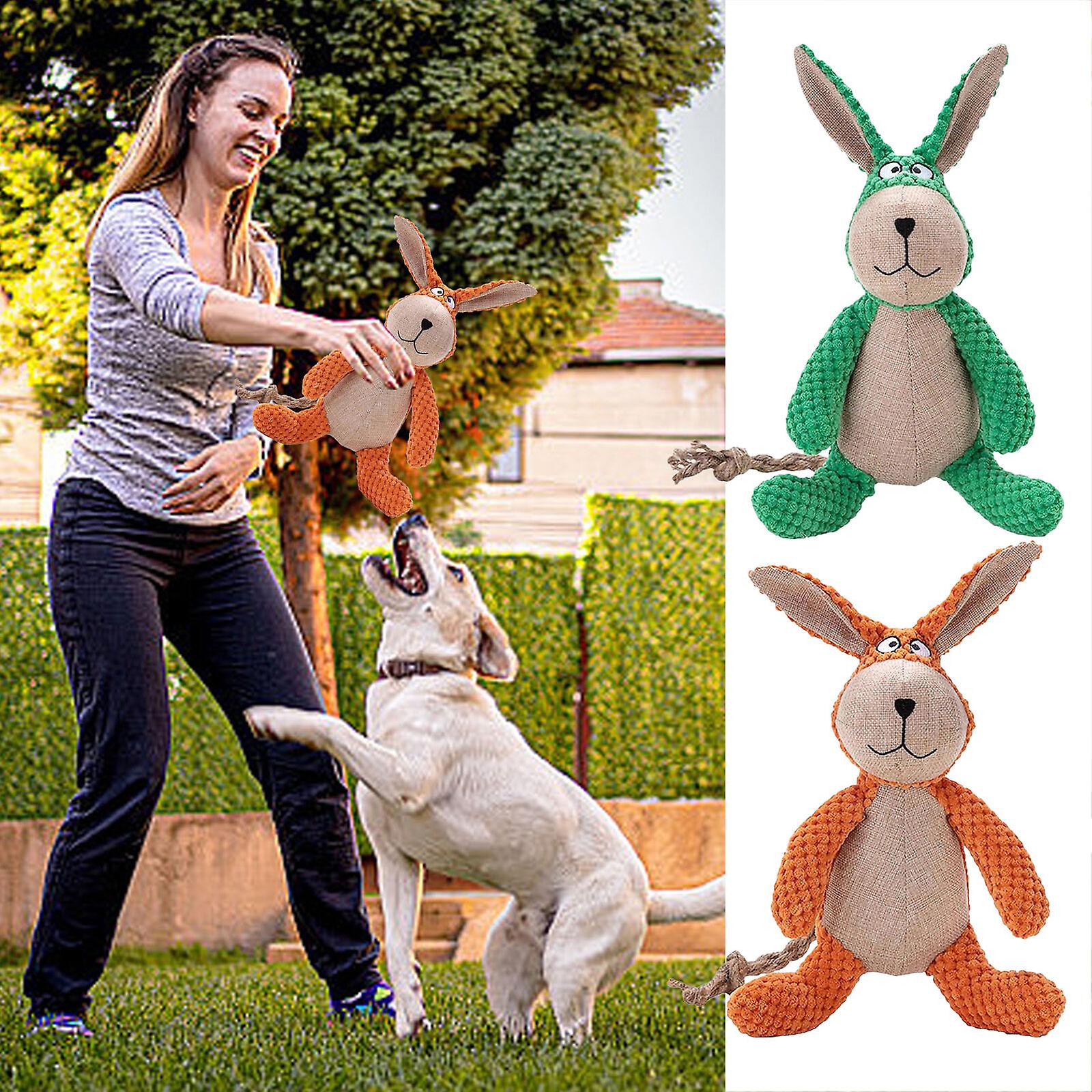 Robustrabbit- Designed For Heavy Chewer, Robust Rabbit Dog Chew Toy Squeaker Toy