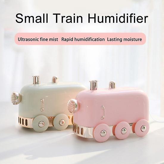 Mini Train Shape USB LED Light Mist Diffuser Home Office Air Purifier Humidifier