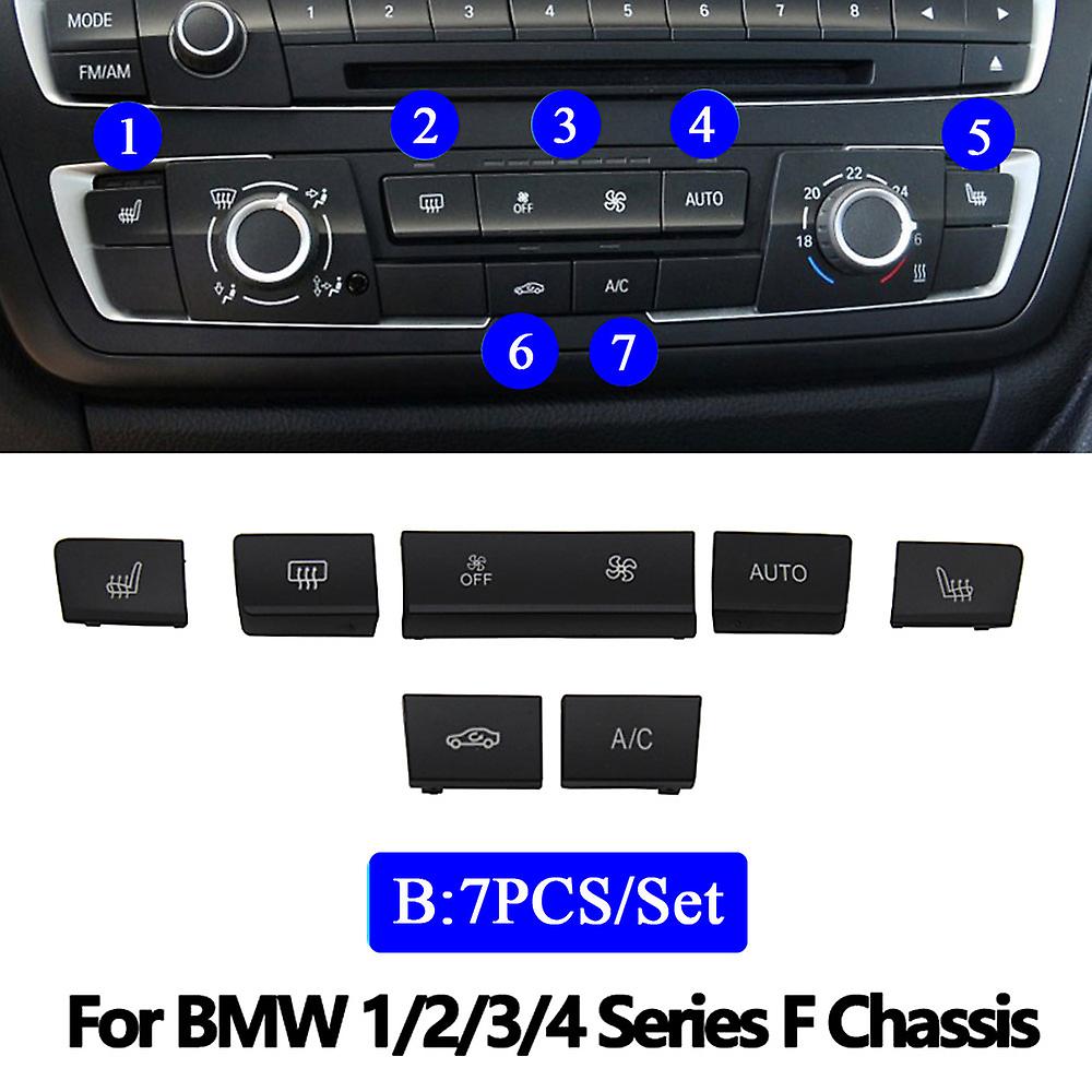 Dashboard Air AC Vent CD Player Button Cap Kit For BMW Repair 1 2 3 F Series F20 F22 F30 F35 F34 F36 F45 F46~6214