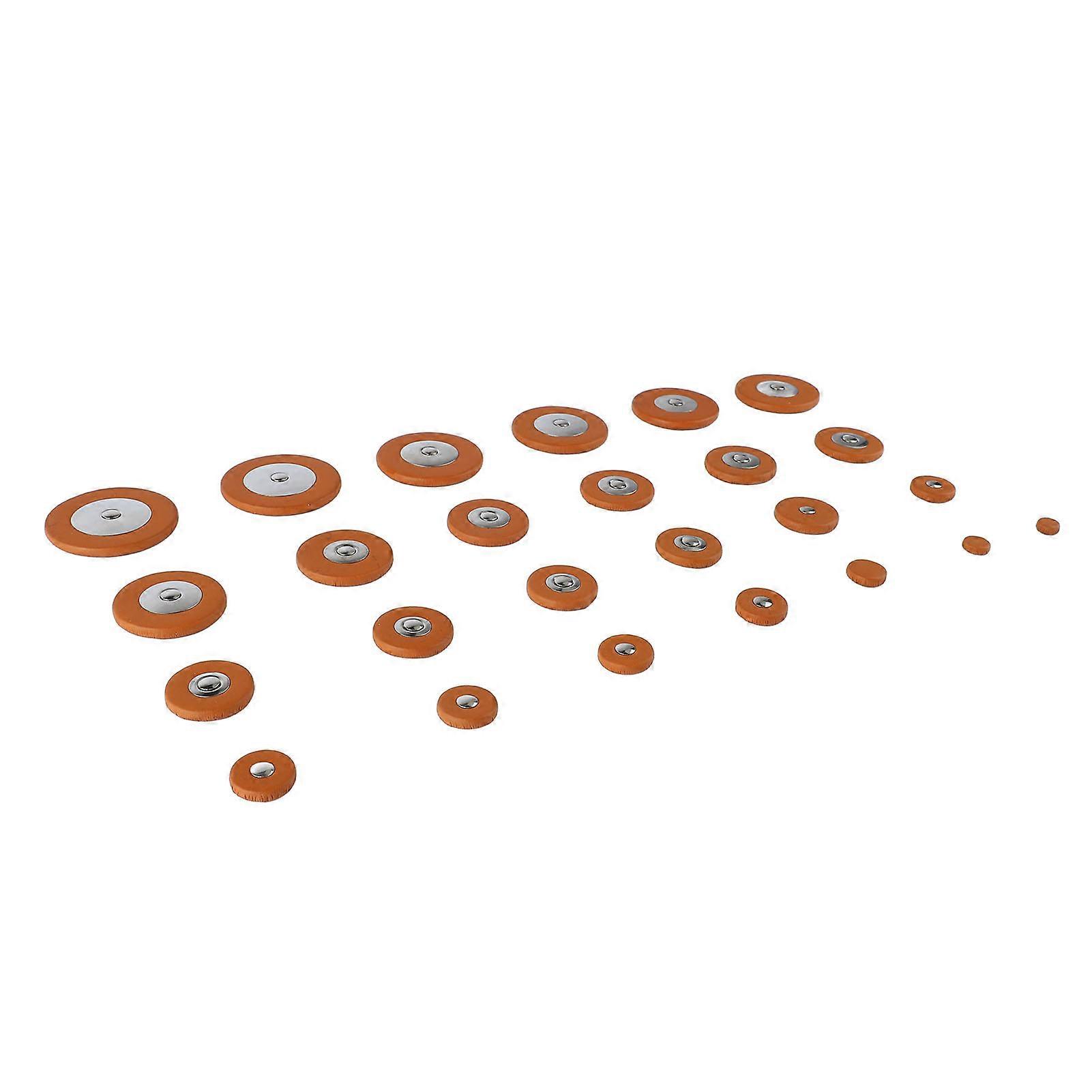 25Pcs Leather Alto Sax Pads Replacement Kit for E Flat Saxophone