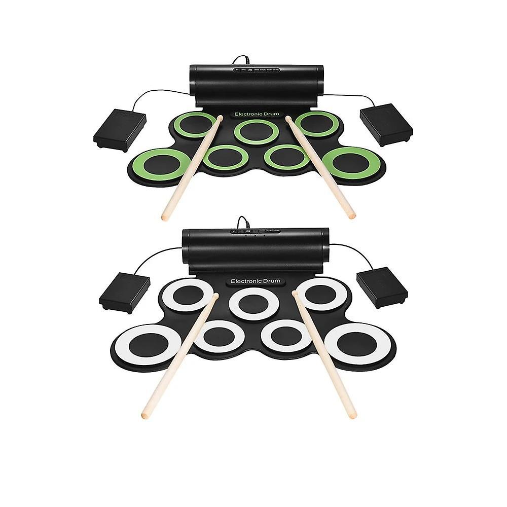 Portable Digital Stereo Electronic Drum Set