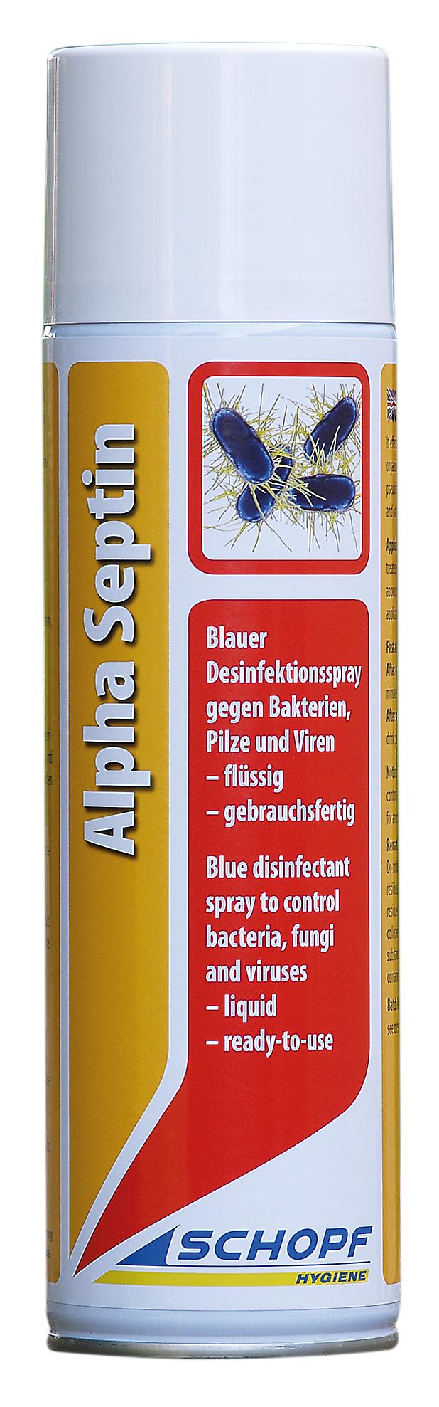 SCHOPF Hygiene® Alpha Septin® Blue Spray AE, 400 ml