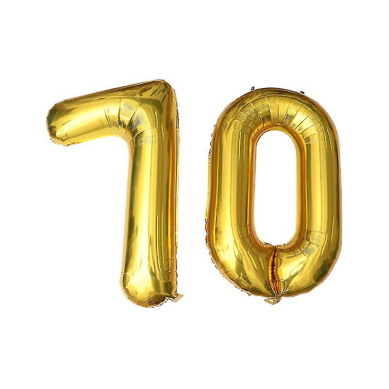 70pcs Alluminum Foil Balloons