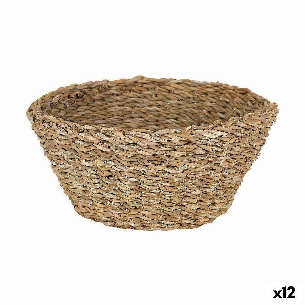 多用途篮子 Privilege 棕色柳条 26 x 26 x 11 厘米 (12 个单位)