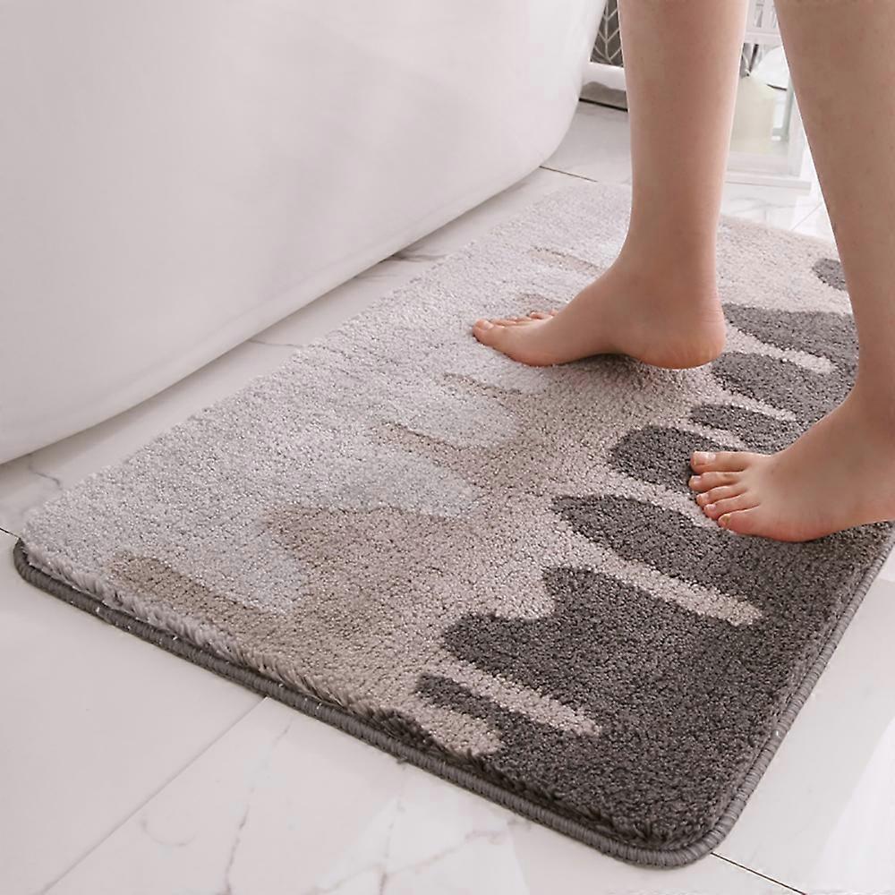 1pc Soft Non-Slip Bath Mat, Absorbent Bathroom Mat(40x60cm)
