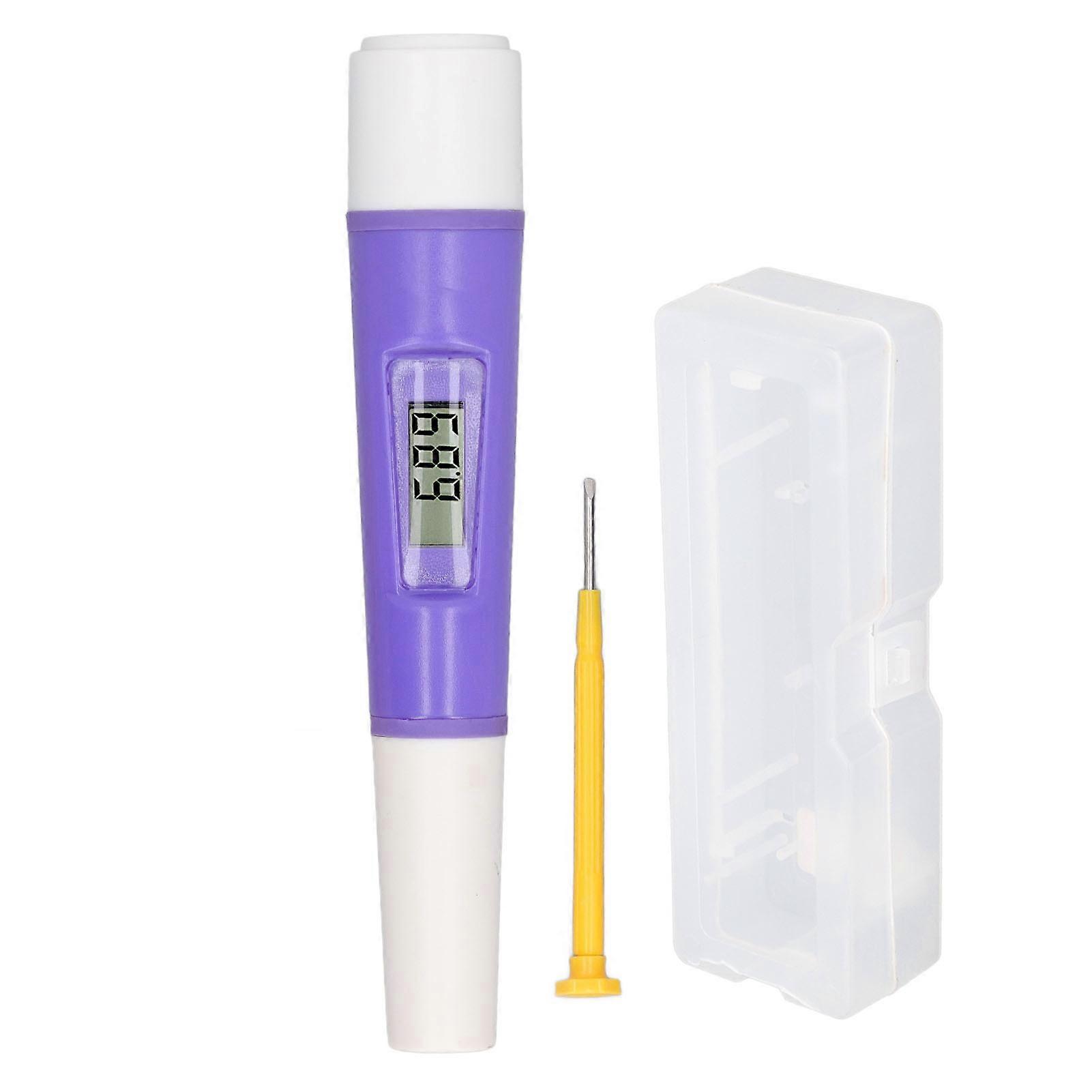 Water Tester 2 in 1 Salinity Temperature Measurement HD LCD Display ABS Digital Water Testing Pen for Swimming Pool NO.4864