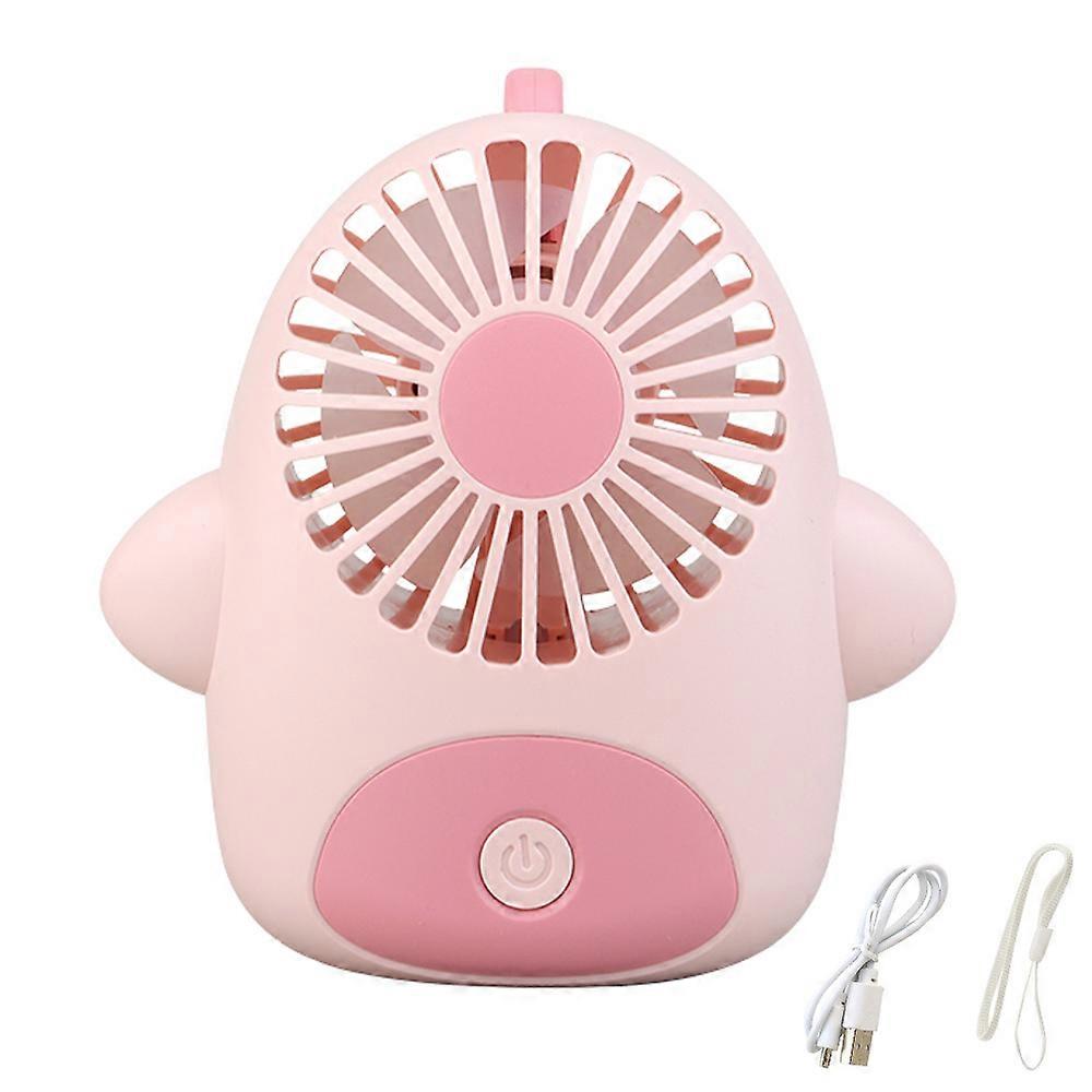 Ventilator desktop de desene animate drăguț - mini ventilator portabil - ventilator de cadouri creative reîncărcabil USB