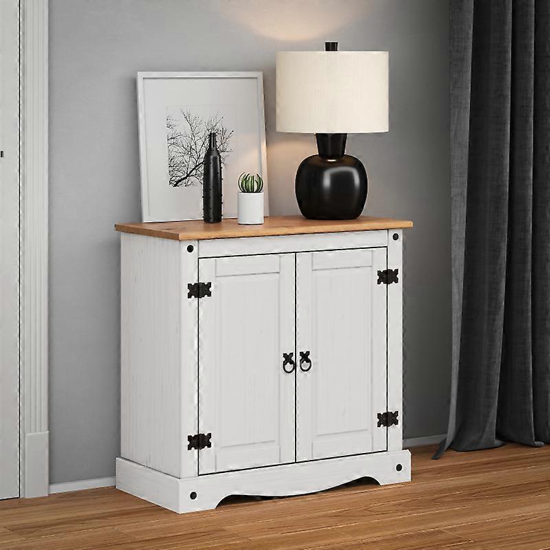 Corona White 2 Door Cupboard Sideboard