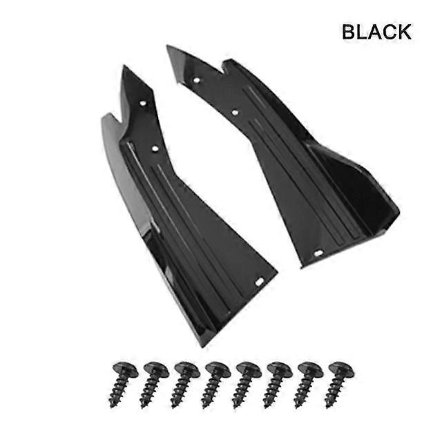 Carbon Fiber Universal Car Spoiler Rear Bumper Strip Lip Diffuser Splitter Scratch Protector Auto Tuning Accessories