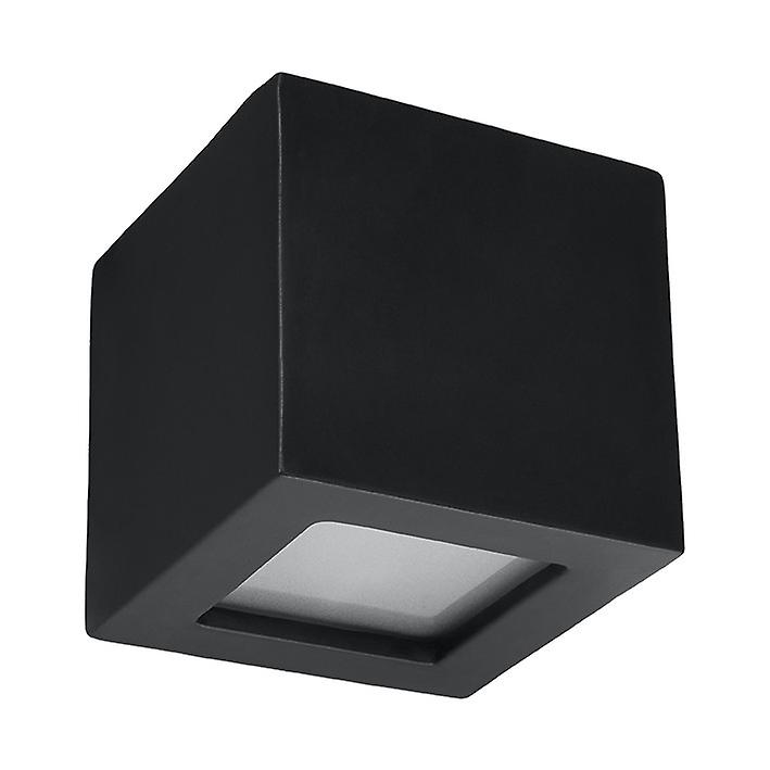 Leo Up & Down Wall Lights  Black E27