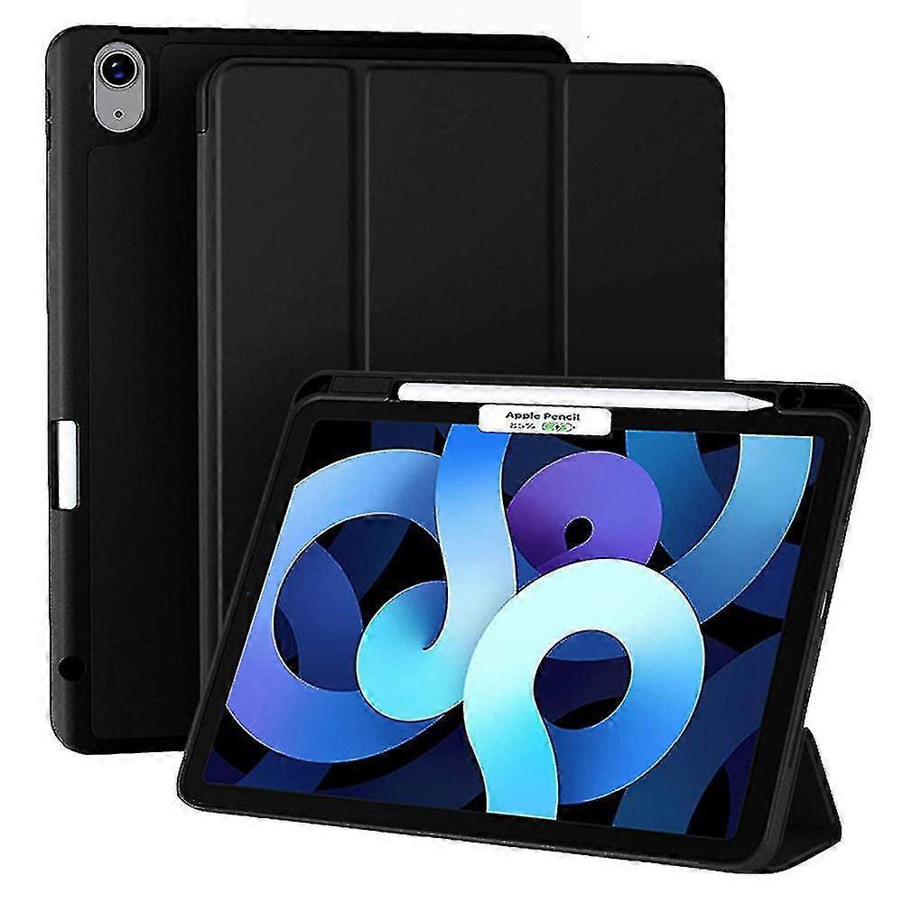 iPad Air 第 5 世代 2022 ケース、ペンシルホルダー付き ipad Air 5 スリム保護ケース