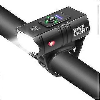 KINCJON Led Fahrradlicht 10w 800lm USB Wiederaufladbare Power Display Mtb Mountainbike Frontleuchte Taschenlampe Fahrradausrüstung