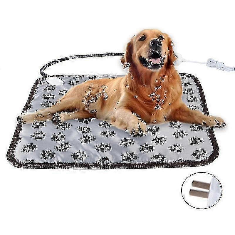 Pet Heating Pad Large Dog Heating Pad Outdoor Dog House Cat Bed Self Warming Heated Cat Pad Electric Blanket For Dogs And Cats Heating Mat With Chew R